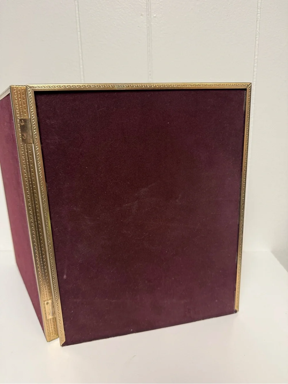 Vintage Goldtone Hinged Double 8x10 Picture Frame | Tabletop Display